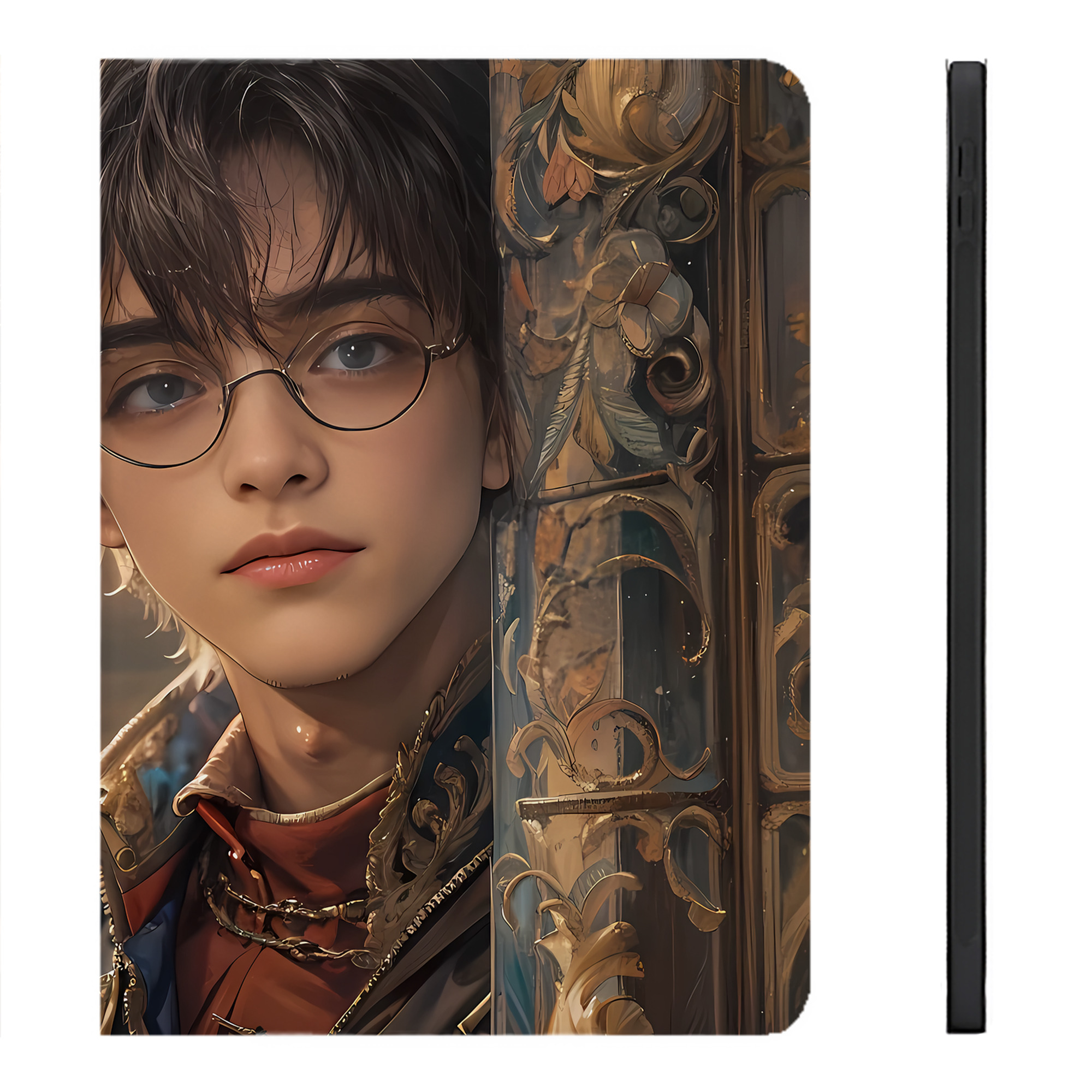 （画像用） Harry Potter ハリー・ポッターシリーズ IPadケース ペンホルダー付き ブックスタイルデザイン